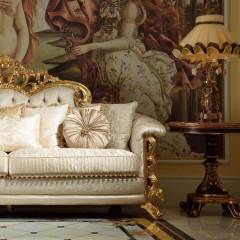 Luxury Italian Style Villa Living Room Furniture Sofa Sets