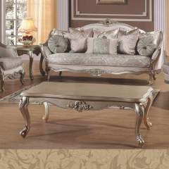 Gold Carved Fabric Luxury Antique Sofa Set