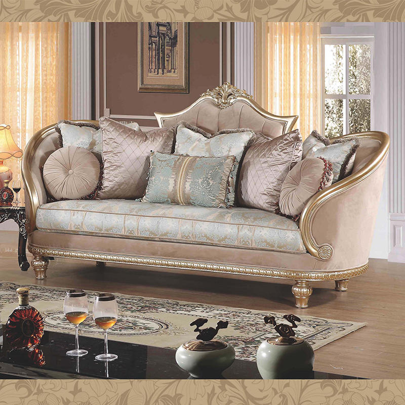 Antique Luxury Classic European Furniture Living Room Sofa Set