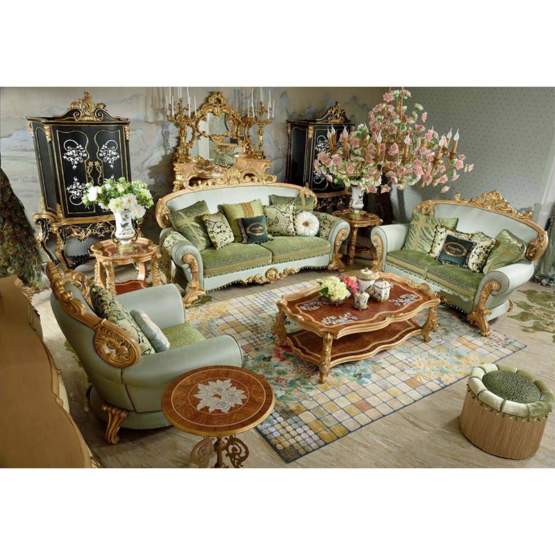 Turnkey Project Luxury European Design Living Room Sofa Sets