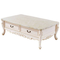 French Style Living Room Marble Coffee Table