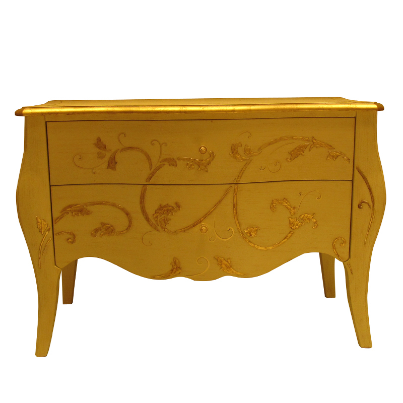 Classical Golden luxury Wooden Furniture TV stand