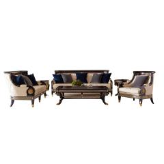 livingroom stool french Upholstered modern chair sofa set for restaurant french luxury dining room