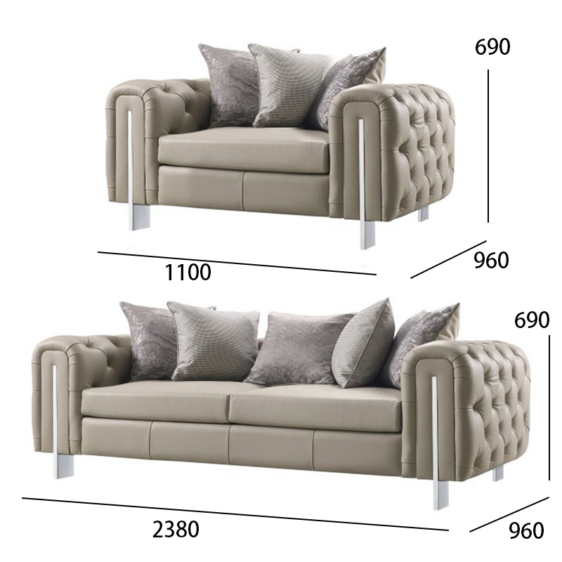 1-3 Seater Sofa and Coffee Table Set