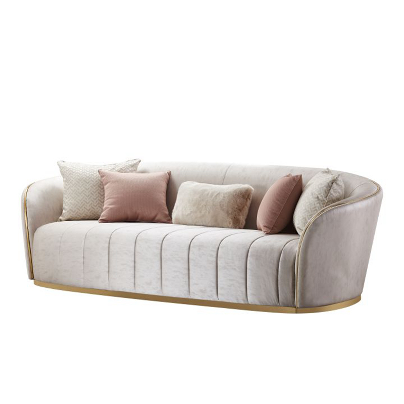 Modern Sofa with Metal Base