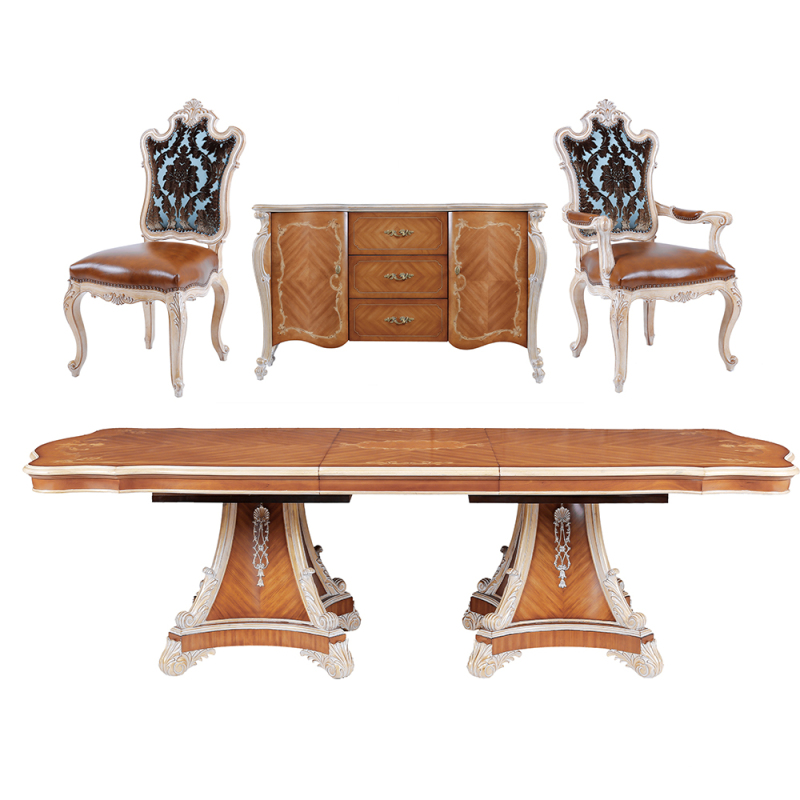 Exquisite Classic Design Solid Wood Dining Table: Elevate Your Dining Experience