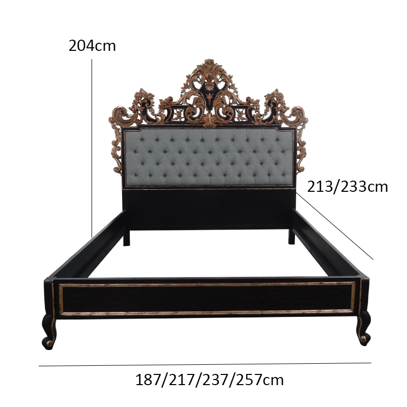 Bedroom Furniture Set Luxury Design Classic Bedside Table Dresser