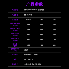 M470 PRO PCIe 4.0 固态硬盘