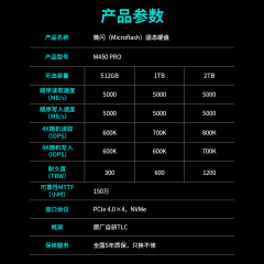 M450 PRO PCIe 4.0 固态硬盘