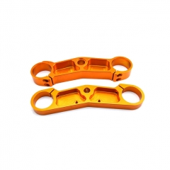CNC machined triple clamp motorcycles parts