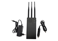 10W Car Remote Control Signal Jammer with 3 Antennas Blocking 100m