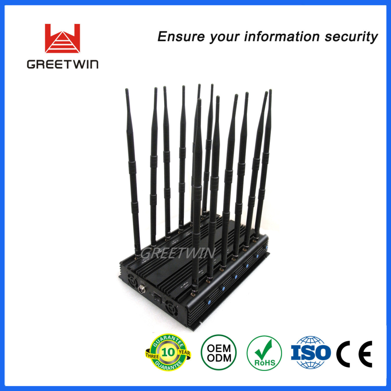 12 Band Block Mobile Phone Indoor Mobile Phone Signal Jammer (GW-JA12)