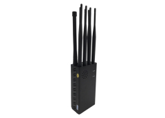 Car 2g 3G 4G WiFi GPS High Power Signal Jammer Built in 8000mAh Battery