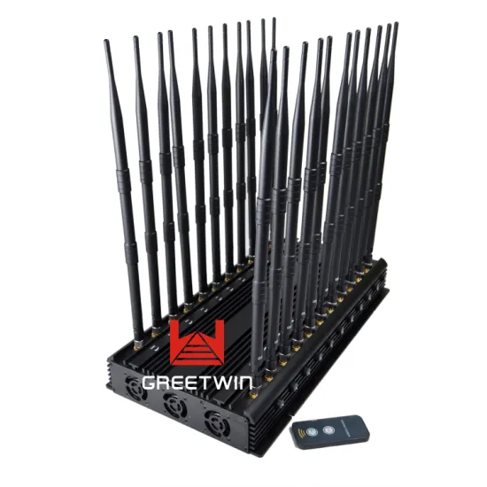 22 Antennas Wireless Jammer 3.6g 3.8g 2g 3G 4G 5g Wi-Fi GPS Lojack Output Power 42watt Signal Jammer (GW-JA22)