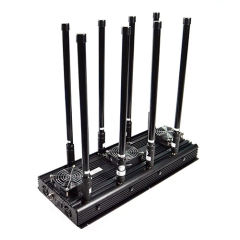 8 Band 125W Cellular Blocker Jammer, powerful Mobile Phone Jammer up to 150m