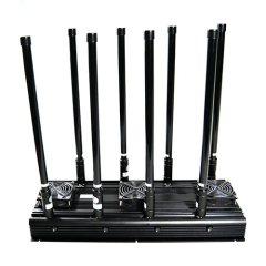 8 Band 125W Cellular Blocker Jammer, powerful Mobile Phone Jammer up to 150m