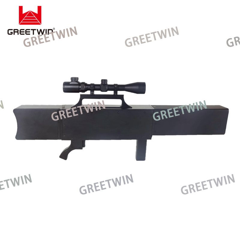 GW-UAV102P8 High Power 8 band 1.2 km jamming range anti drone gun