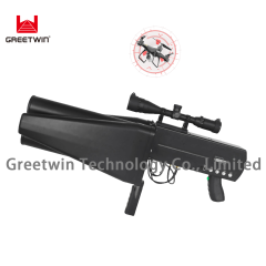 Handheld Military Anti drone gun 2 KM Drone Signal Jamming Custom 5-8 band drone jammer