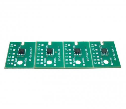 Permanent Ro land FH-740 Aqueous FPG Chips - 4pcs/set CMYK