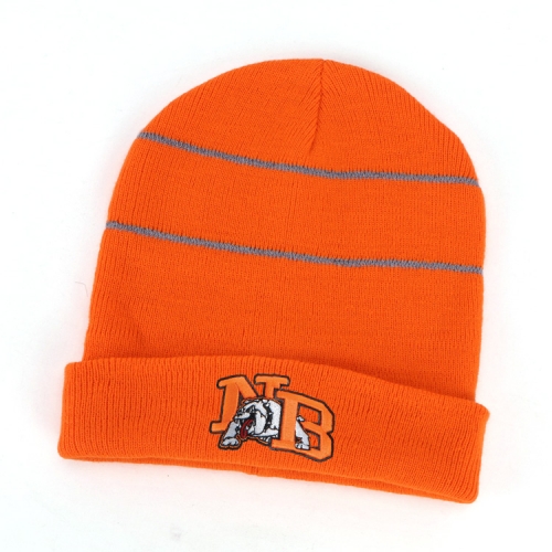 YH769   Beanie with Reflective Trims