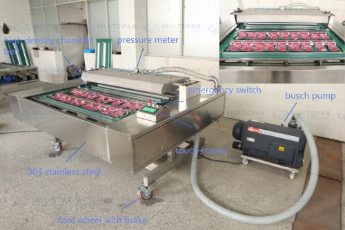 automatic belt type vacuum packaging machine