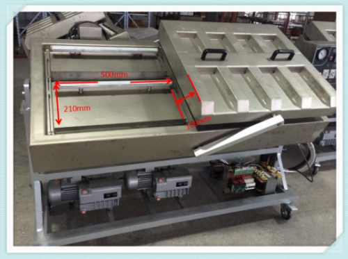 brick shape double chamber vacuum packaging machine