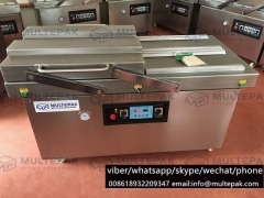 double chamber vacuum packaging machine with four 4 sealing bars 4封口排双室真空包装机