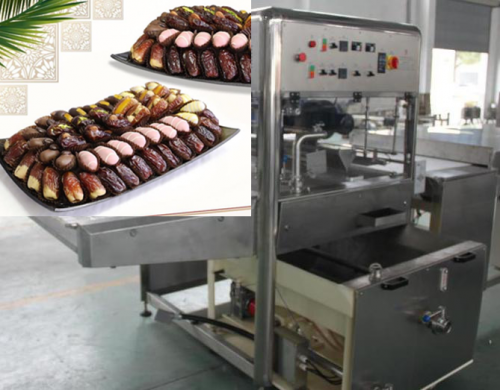 dates chocolate enrober cooling tunnel enrobing coating machine for dates palm multepak price manufacturer