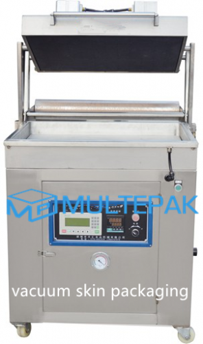 vacuum skin packaging machine for meat fish fruit food