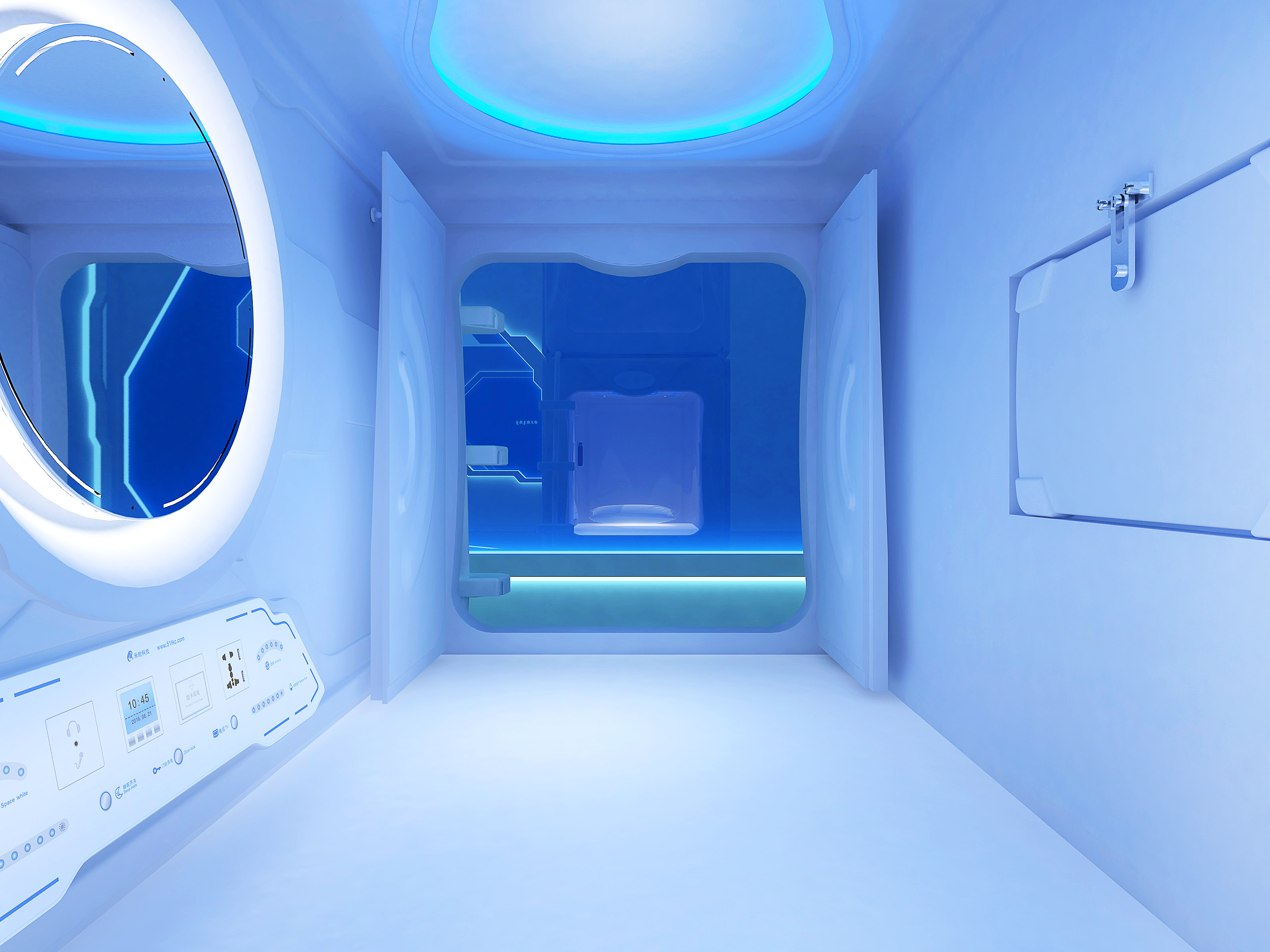太空舱简洁款竖式单人舱创业版