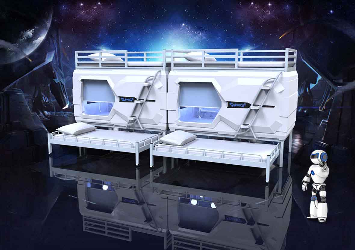 太空舱科技款横式三层舱创业版