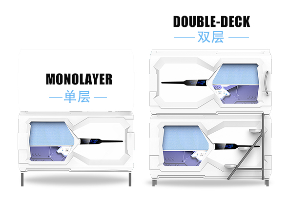 Technology Horizontal Single Capsule Bed Low With