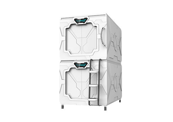 High-tech space door vertical single cabin luxury version