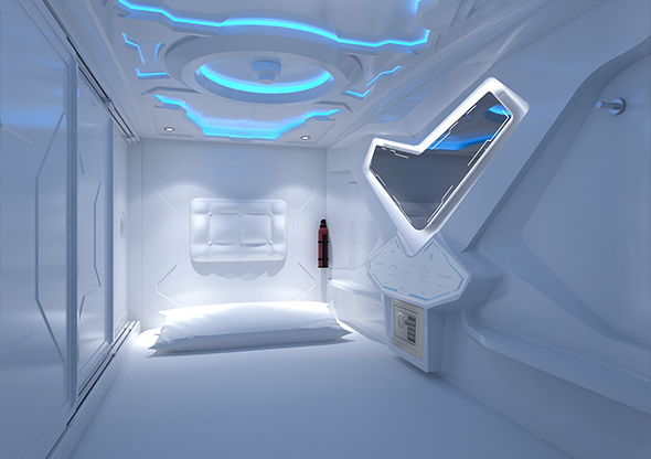 太空舱科技款横式单人舱奢华版