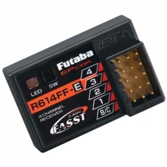 Futaba R614FF-E 4-Channel FASST Receiver 4PK/4PKS