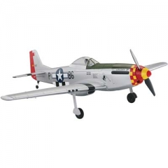 Tower Hobbies P-51 Mustang Silver EP Rx-R 40"