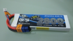 DUALSKY 2800mah 7.4v XP2800EX