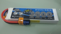 DUALSKY 3600mah 7.4V XP36002EX