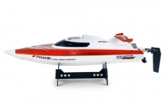 FT009 4-Channel 2.4G High Speed Racing RC Boat - Orange