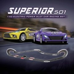 Superior 501 1/43 Electric power slot car racing set