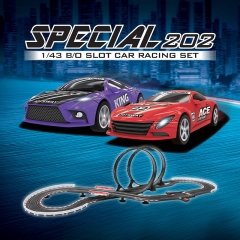 Special 202 1/43 B/O Slot Car Racing Set