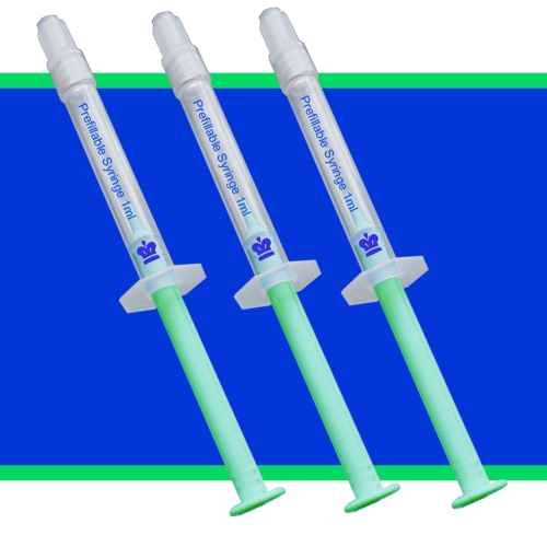 1ml prefilled syringe with octagonal handle