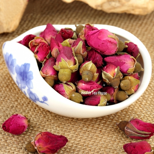 2023 Roses Flower Tea  Chinese Organic Green Food Red Rose Dried Flowers Buds Blooming Tea For Slimming Weight Loss organic tea 