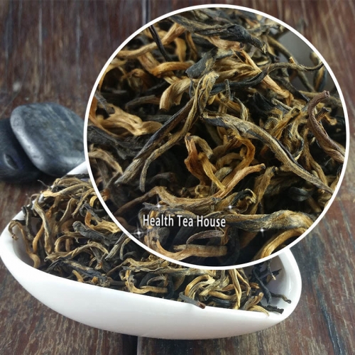 2023 Dian Hong China Yunnan Famous Organic Black Tea With Golden Buds premium quality tea