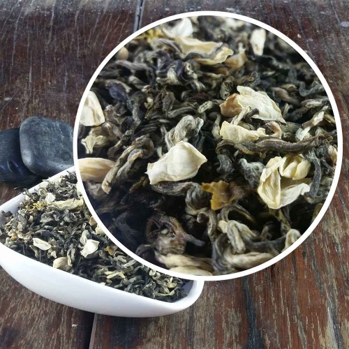 2023 Китайский зеленый чай с цветками жасмина, высший сорт, 50 / 100 / 150 / 250 гр.