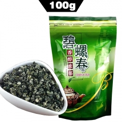 2023 Top Grade Spring Biluochun Chinese Tea Green Tea, Fresh Bi Luo Chun Organic Food For Weight Loss Bag Packaging 100g chinese beat green tea organi