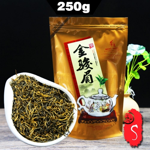 2023 Chinese Tea JinJunMei Teas Golden Eyebrow Wuyi Black Tea High Quality 250g