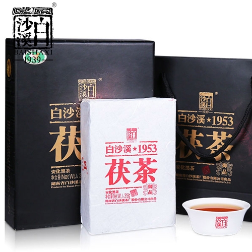 Anhua Baishaxi 20182019 Yupin Fucha Classic 1953 Dark Tea Brick Tea 318g