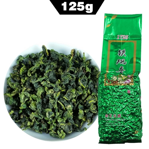 2023 Chinese Fujian Anxi Tie Guan Yin Spring Fresh Tea TieGuanYin Green Tea Oolong 125g Vacuum Packing