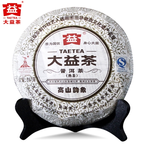 2010 TAETEA The Magnificence of of The Mountains Shu Pu-erh Batch 001 Ripe Pu-erh Tea 357g